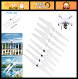4 Pairs Self-Tightening Drone Propellers (4CW+4CCW) for DJI Phantom 2/3/3PRO, Lo