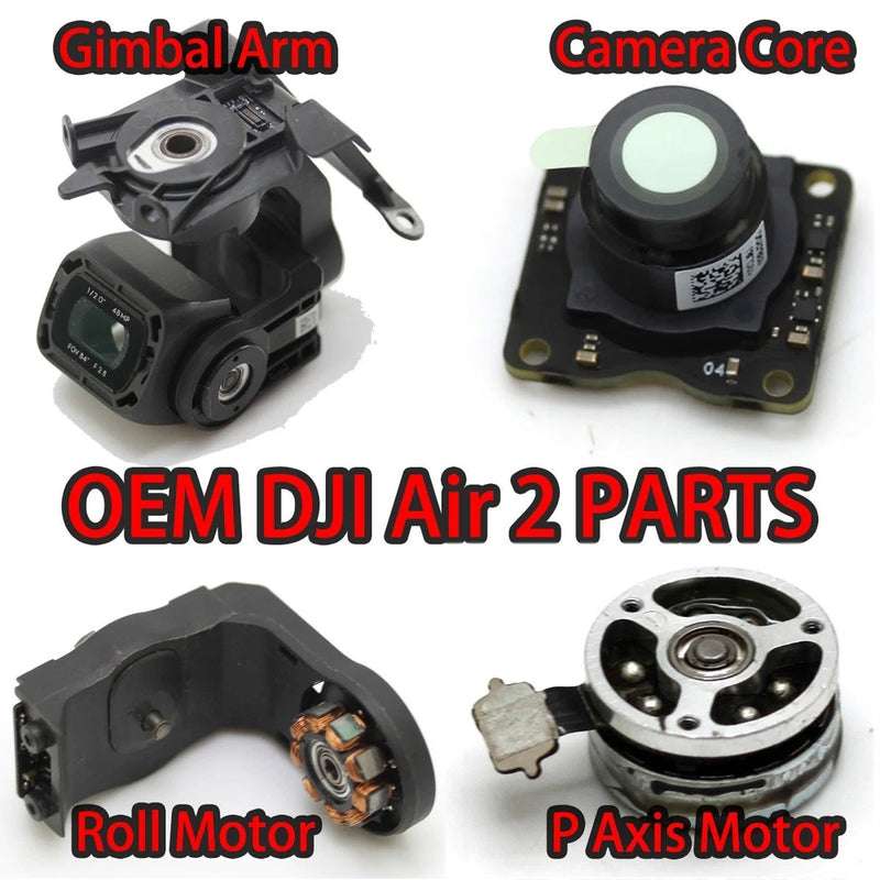 Black gimbal arm roll motor and P-axis motor camera core replacement part