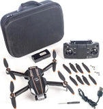 RTF GPS drone kit with 1080p HD camera, transmitter, spare props, battery, carrying case