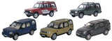 OXFORD 1/76 5 PIECE SET LAND ROVER DISCOVERY 76SET77