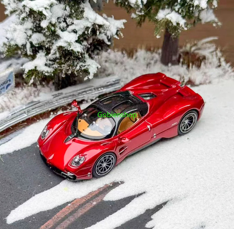 GB LCD 1:64 Red Utopia Racing Sports Model Diecast Collect Car