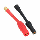 HXT 8mm Male+/Female- to AS150 XT150 Female cable 10AWG 5CM wire Battery Toy FPV