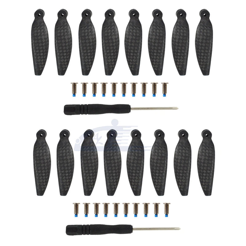 16pcs Low-Noise Propellers Carbon Fiber Blade Props For DJI Mavic Mini SE Drone
