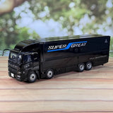 1/43 Scale Mitsubishi FUSO Super Great Tractor truck Black Diecast Model Toy