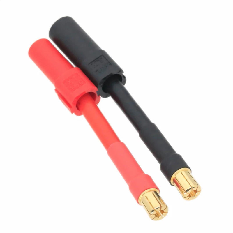 Motor Bullets 6.5mm Male to HXT150 Male-/Female+ cable 10AWG 5CM FPV Battery RC
