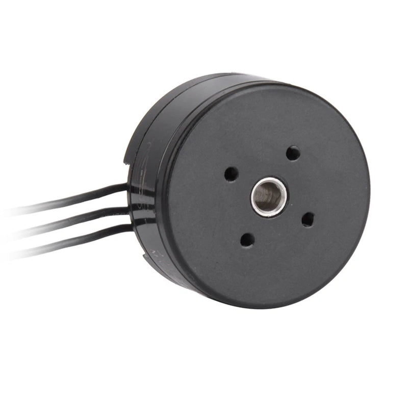 Brushless motor with 80T hollow shaft, round housing with connector and wire leads