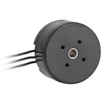 Brushless motor with 80T hollow shaft, round housing with connector and wire leads