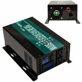 500W Car Power Inverter 18V DC to 120/220V AC Pure Sine Wave Inverter Home Solar