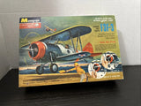 1961 MONOGRAM GRUMMAN NAVY FIGHTER F3F-3 MODEL KIT HISTORICAL AIRCRAFT SERIES