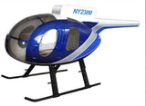 250 Size Police RC Helicopter MD500D Pre-Painted Fuselage for Align T-REX250