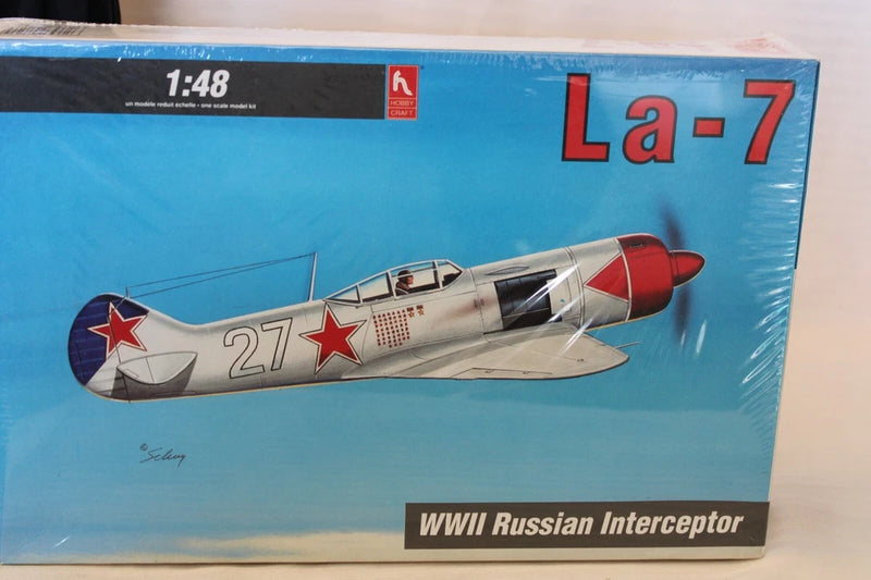 1/48 Scale Hobby Craft, Lavochkin LA-7 Airplane Model Kit #HC1590 BN Sealed Box