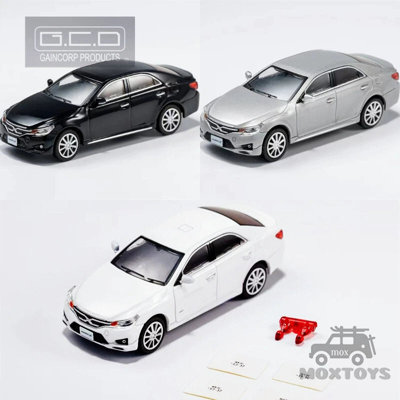 GCD 1:64 MARK X REIZ Black / Silver / White Diecast Model Car