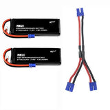 2pcs 7.4V 2700mAh li-po Battery for Hubsan H501S H501A H501C RC Drone H501S-14
