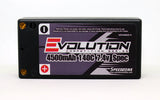 Evolution 4500mAh 140C 2S 7.4V Spec Shorty Lipo Battery Pack