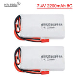7.4v 2200mah 8c Battery for FrSky Taranis Q X7 Dx6e Dx6 Transmitter Spektrum DX8