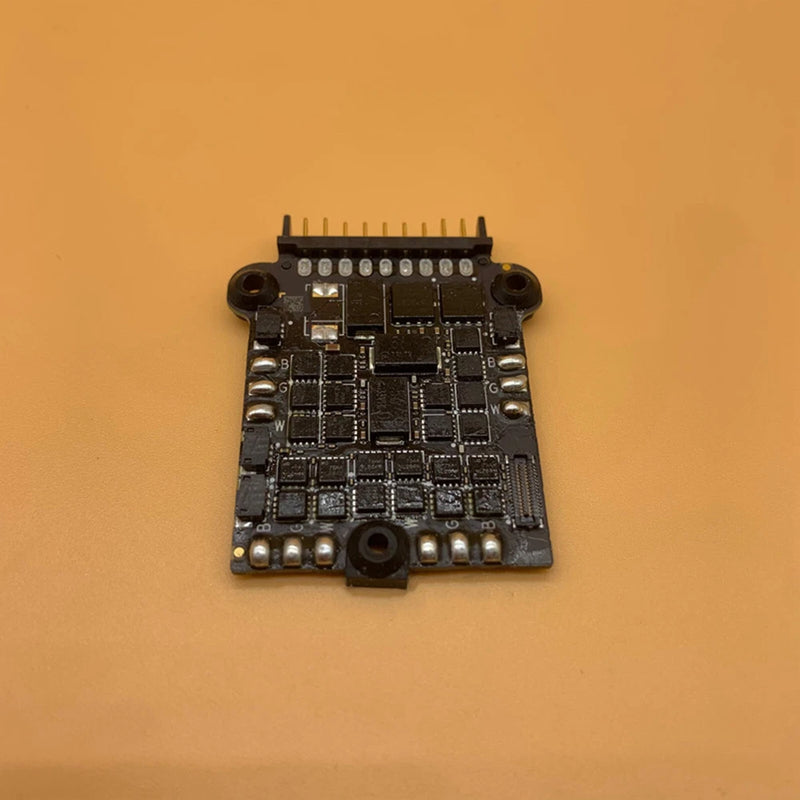 ESC board assembly with wire connector pads and electronic components