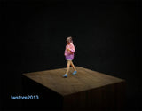 1/64 Milk Tea Girl Scene Props Miniatures Figures Model For Cars Vehicles Toys