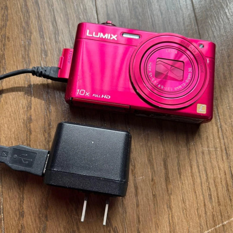Panasonic LUMIX SZ9 Digital Camera Pink 10x Optical Zoom Full HD Video