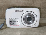 Panasonic Lumix DMC-S1 Digital Camera - White - Tested & Working