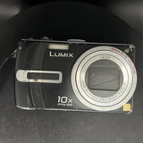 Panasonic LUMIX DMC-TZ3 7.2MP Digital Camera - Black - UNTESTED / NEEDS CHARGER
