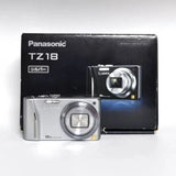 Panasonic LUMIX DMC TZ18 Silver Compact Digital Camera 16x Zoom