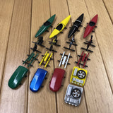 1:64 Diorama Kayak Bicycle Sled Luggage Model Diecast Car Model Scene Accessory