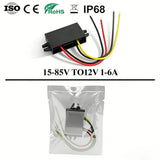 DC-DC Step Down Converter 24V-85V to 12V 1-5A Mini Buck Voltage Regulator Module