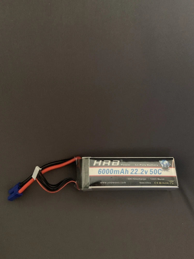 HRB 4S Softcase LiPo Battery 6000mAh 50C 14.8V Discharge Plug for RC Car Truck Battery