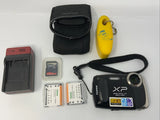 Fujifilm FinePix XP50 Waterproof Digital Camera Battery 1 GB Memory Charger Case
