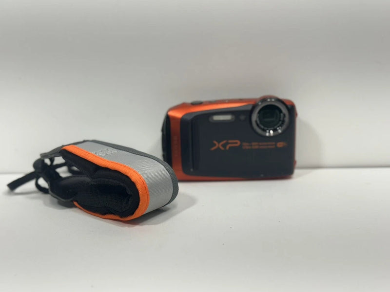 Fujifilm FinePix XP90 Electric Orange Waterproof Digital Camera Works **READ**