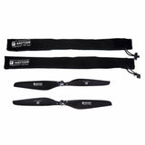 T-Motor 9.5x3.8 Gloss Black Carbon Fiber Props for DJI Phantom Upgrade, Self-Loc