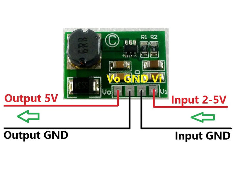 8W 2.2V 2.4V 2V 2.5V 4.2V 3V 3.3V 3.7V to 5V DC DC Boost Converter for arduiuo