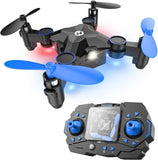 Holy Stone HS190 Foldable Mini Drone for Kids Beginners, RC Nano BLUE