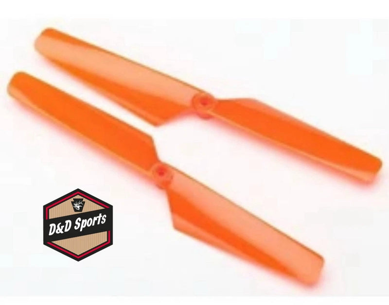 Traxxas Alias rotor blade set, orange, includes 2 rotor blades