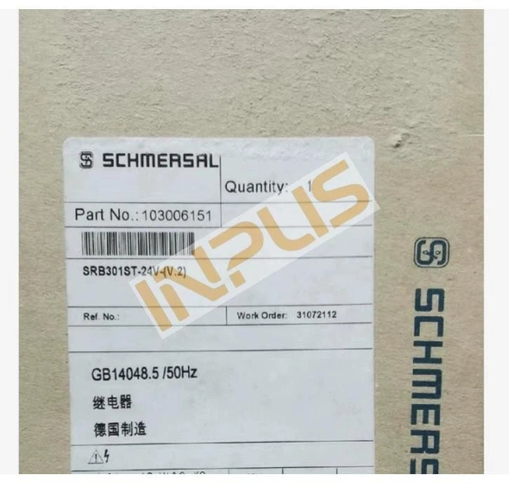 SRB 301ST-24V 1PCS New SCHMERSAL SRB301ST-24V  Safety Controller Relay Fast ship