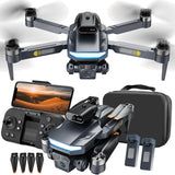 Foldable 4K Camera Drone for Beginners with Voice Control 2 Batteries 360 Flip