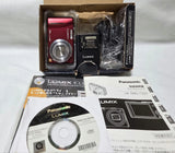 Panasonic LUMIX DMC-TZ20 Red Compact Digital Camera [No English Menu] Japan