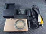 Panasonic LUMIX DMC-FH7 Digital Camera Champagne Gold Compact Tested