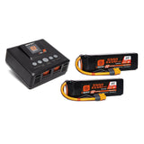 Spektrum Accessories Smart Powerstage 4S Air Bundle: (2) G2 2200mAh 4S 50C Li... Battery