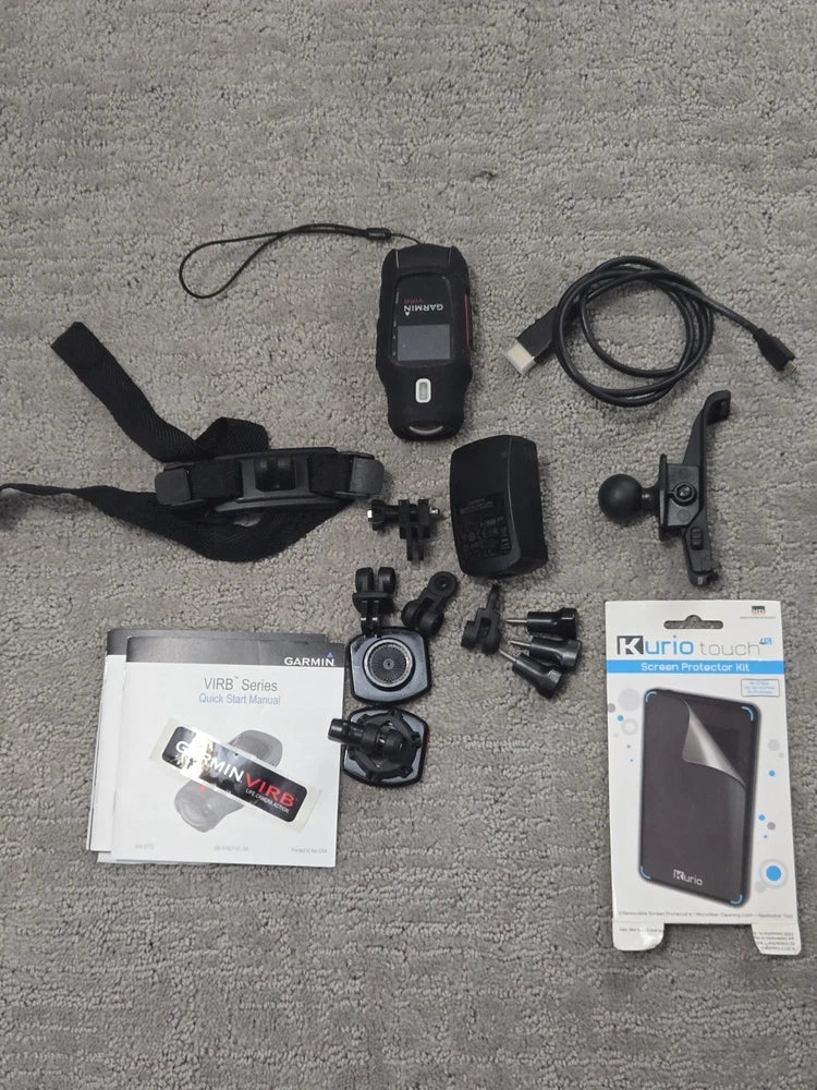 Garmin White VIRB Elite HD GPS Action Sports Camera WiFi