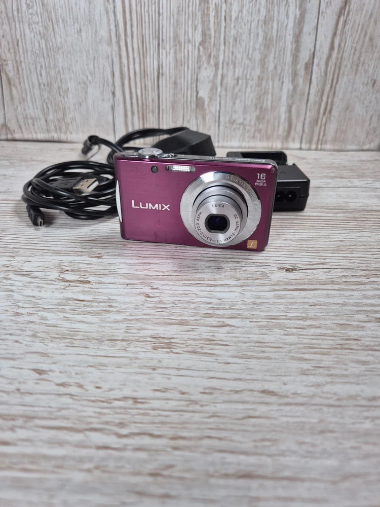 Violet Panasonic Lumix DMC-FS18 16MP Digital Camera Spares Repairs Parts