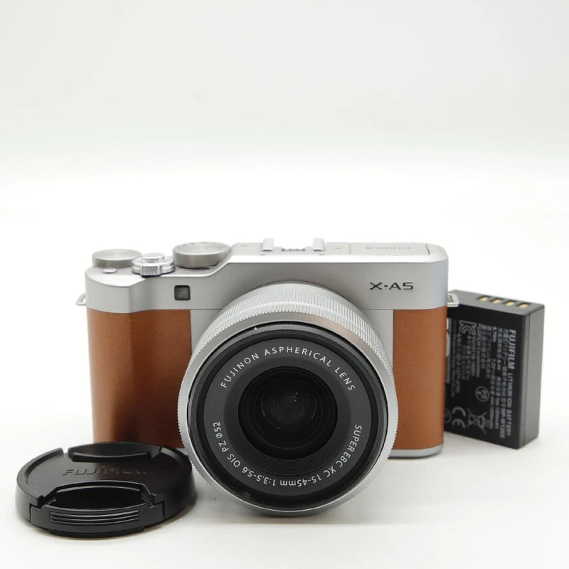 New Fujifilm (FUJIFILM) Mirrorless Camera X A5 Lens Kit Brown X A5LK BW
