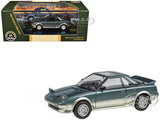 1985 TOYOTA MR2 MK1 GREEN & GOLD 1/64 DIECAST MODEL CAR BY PARAGON PA-55368