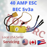 40AMP ESC 40a ESC 4s ESC For RC Airplane FPV Wing RC Helicopter w/ BEC 5v2a