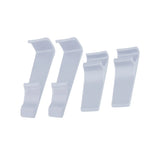 Drone landing gear stand accessories, four light gray plastic feet