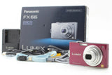 [Near MINT In Box] Panasonic Lumix DMC-FX66 Violet Digital Camera From JAPAN