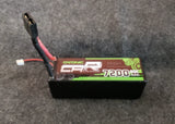 Ovonic 11.1V 4S 7200mAh LiPo RC battery with red/black leads