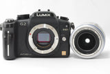 Panasonic LUMIX DMC-G2 14-42mm F3.5-5.6 lens Mirrorless camera Black tested used