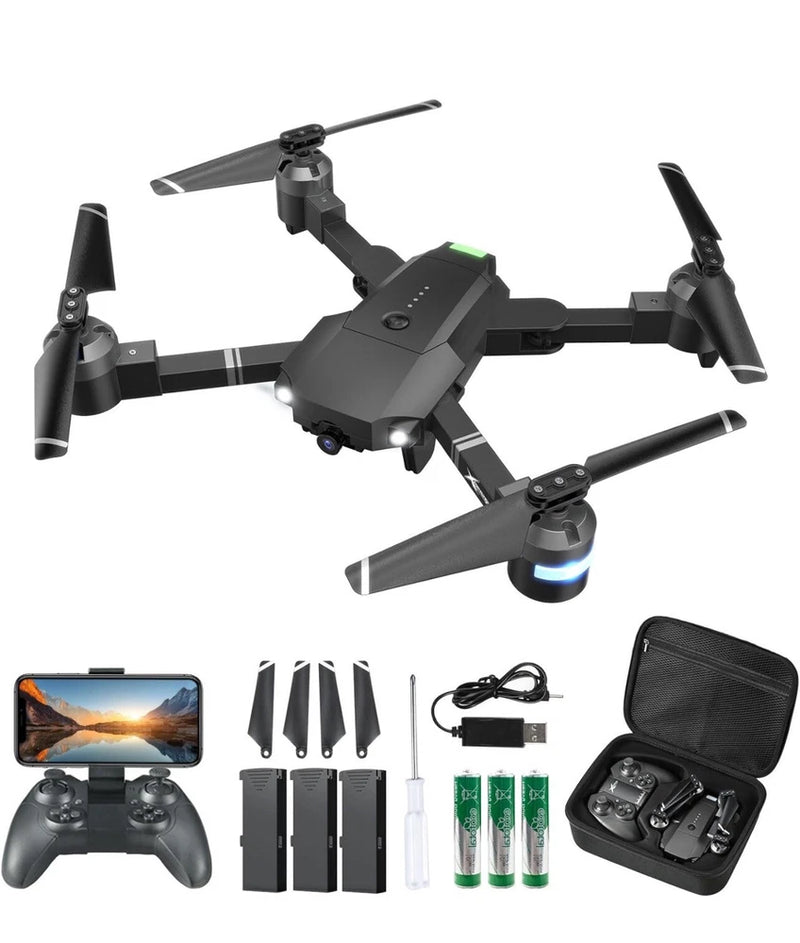 Drone with Camera for Adults&Kids, ATTOP Foldable 1080P FPV 120¡ãFOV Drone