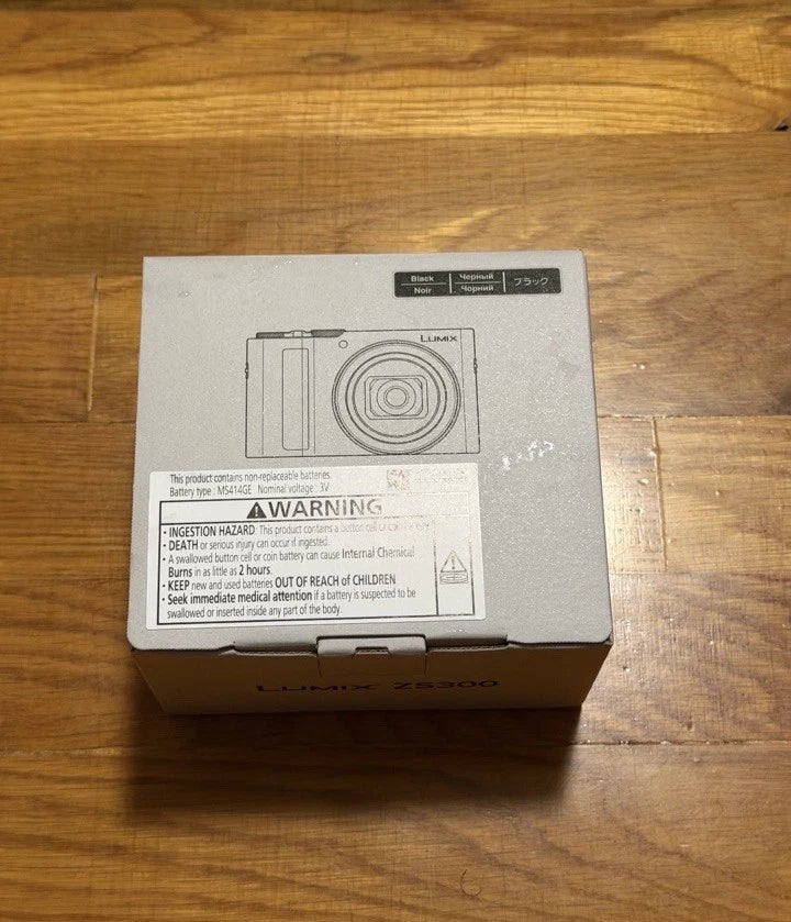 Panasonic LUMIX ZS300 Compact Point and Shoot 4K Digital Camera (Black)